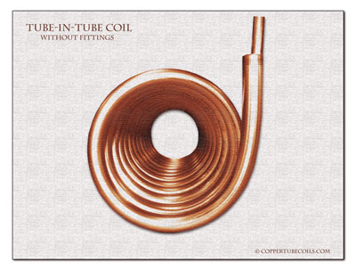 tube in tube coil | stainless steel | coppertubecoils.com